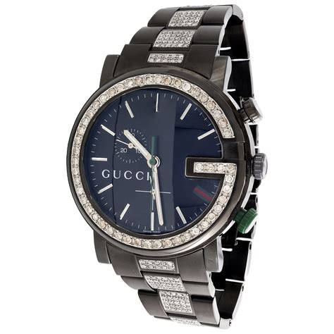 gucci different color watch|black gucci watch with diamonds.